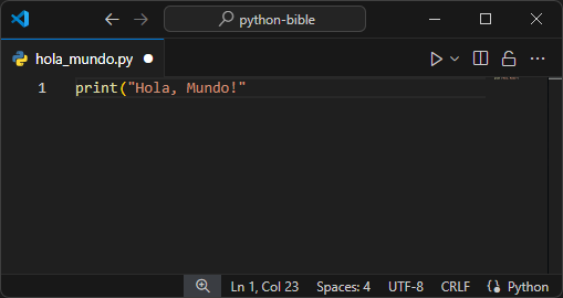 Error en el código de un programa