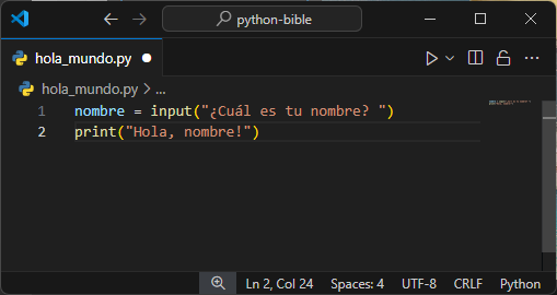 Error al usar variables en cadenas de caracteres